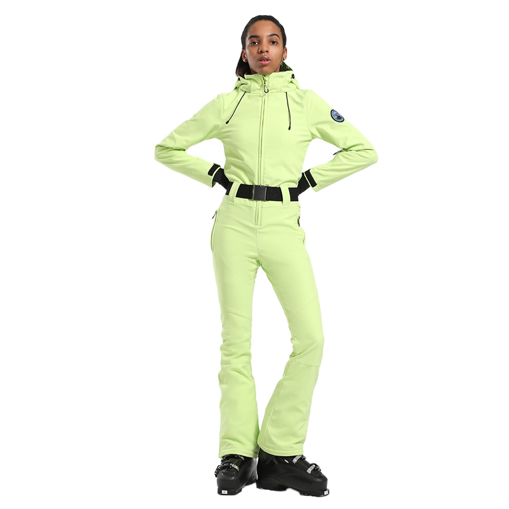 GSOU SNOW Women's Waterproof Windproof Ski Suit - One Piece Snowsuit & Snowboard Jumpsuit for Winter Outdoor Sports | Skiing, Snowboarding, Hiking & Cold Weather Activities