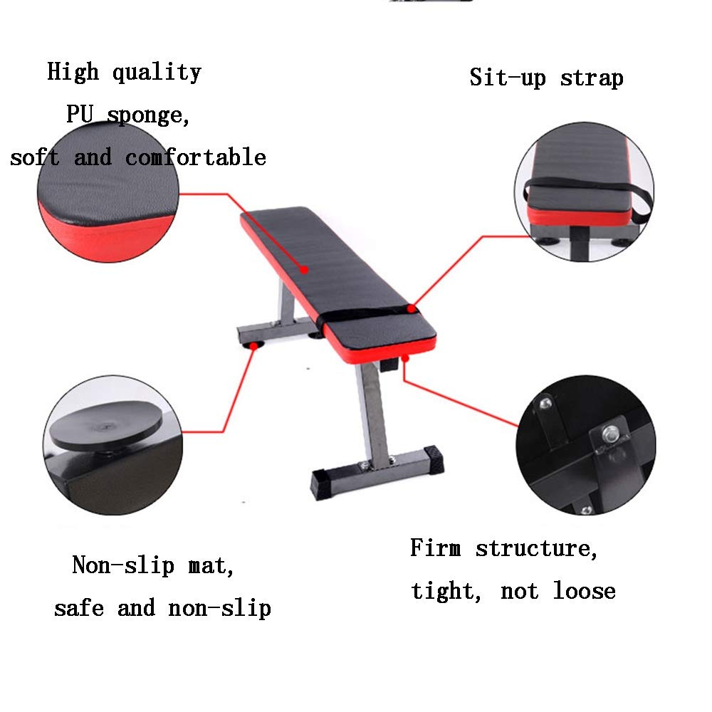 Professional Small Dumbbell Weight Bench - Multi-Function Adjustable Home Gym Equipment for Strength Training | Perfect for Home Workouts, Dumbbell Exercises & Supine Training