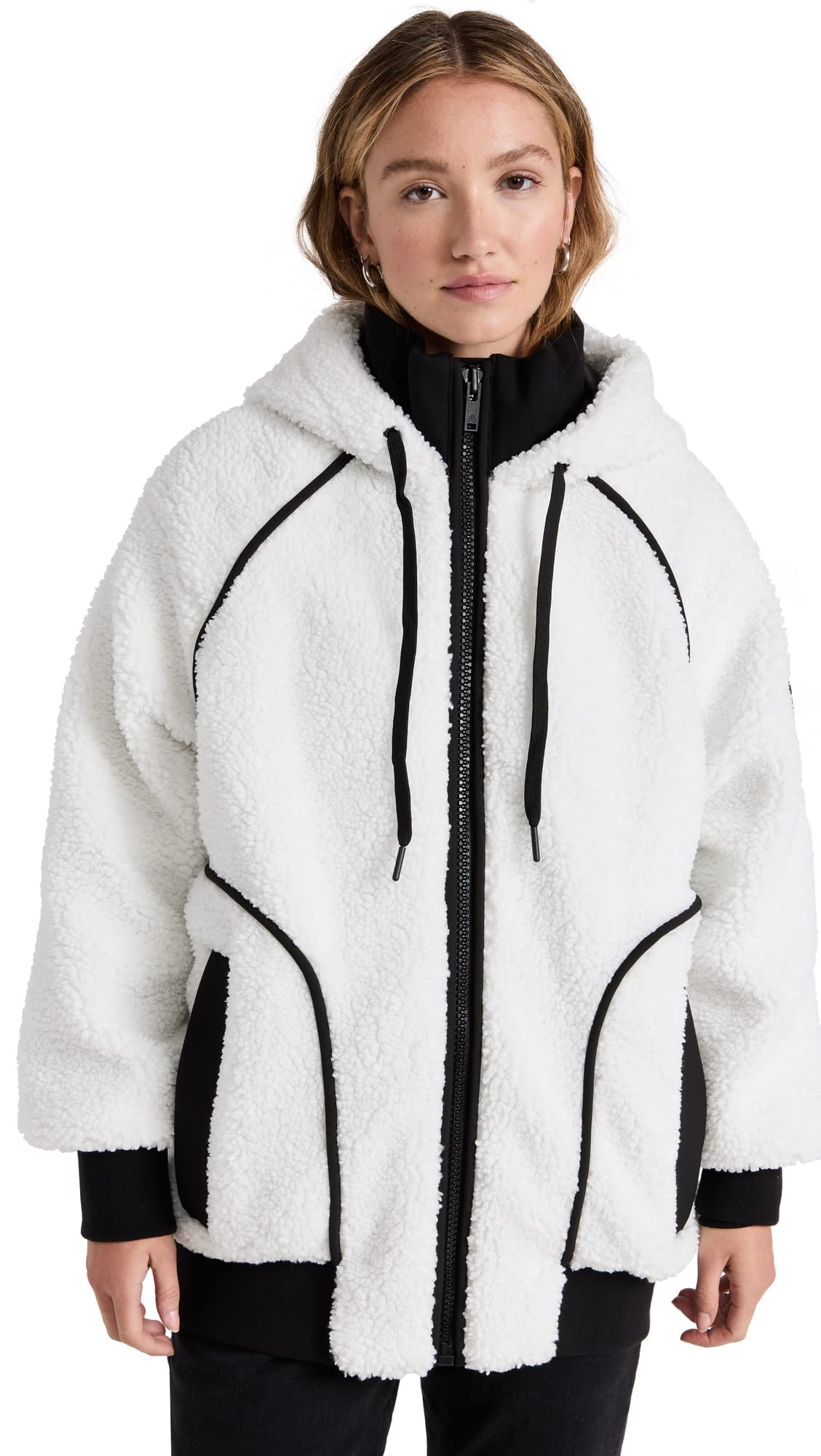 Moose Knuckles Women's Holland Hoodie - Stylish Winter Jacket with Fur Trim for Cold Weather | Cozy Outerwear for Casual Wear & Outdoor Activities