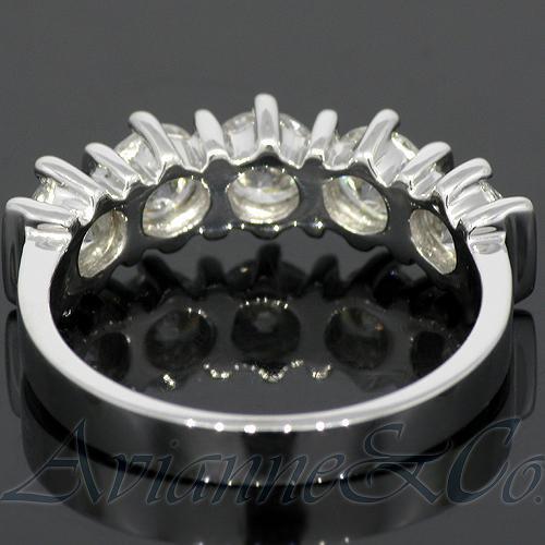 14K White Solid Gold Women's Diamond Wedding Ring Band - 2.01 Carat Total Weight - Perfect for Engagement, Anniversary & Bridal Jewelry Gifts