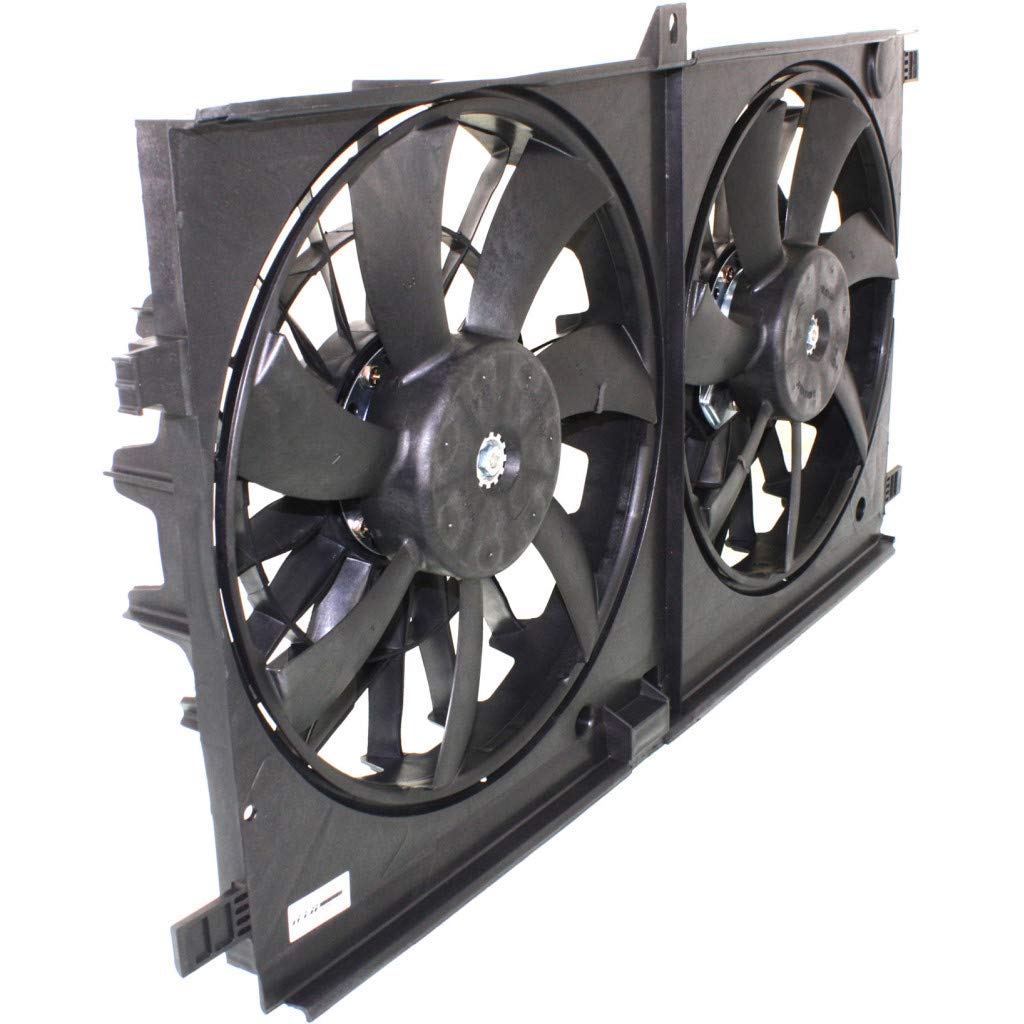 2007-2008 Chrysler Sebring Radiator Cooling Fan Dual Fan Assembly - OEM CH3115152 & 68002661AA - Perfect for Engine Overheating Prevention & AC Performance