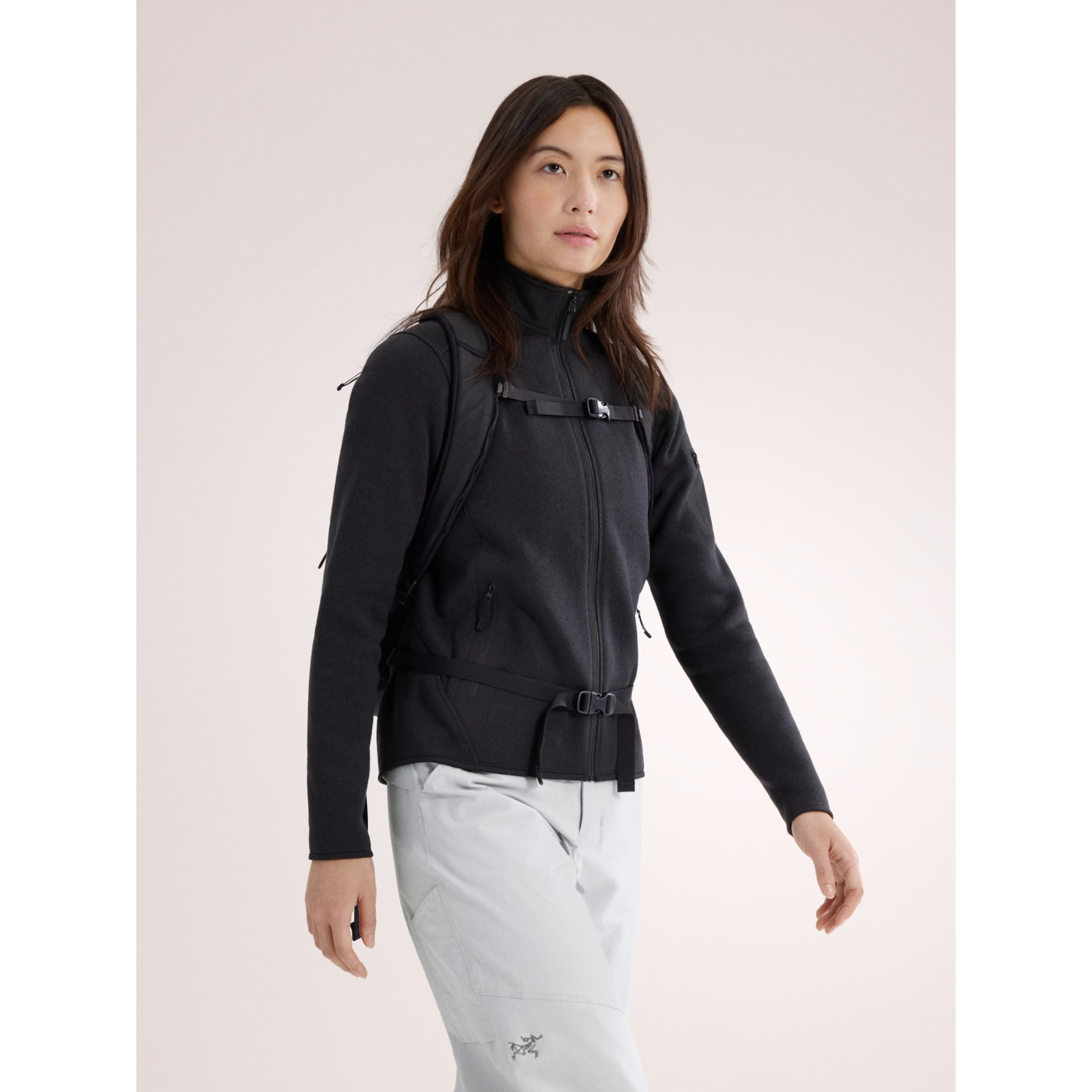 Arc'teryx Women's Covert Cardigan Fleece Jacket - Lightweight Warm Zip-Up Sweater for Hiking, Travel & Outdoor Activities