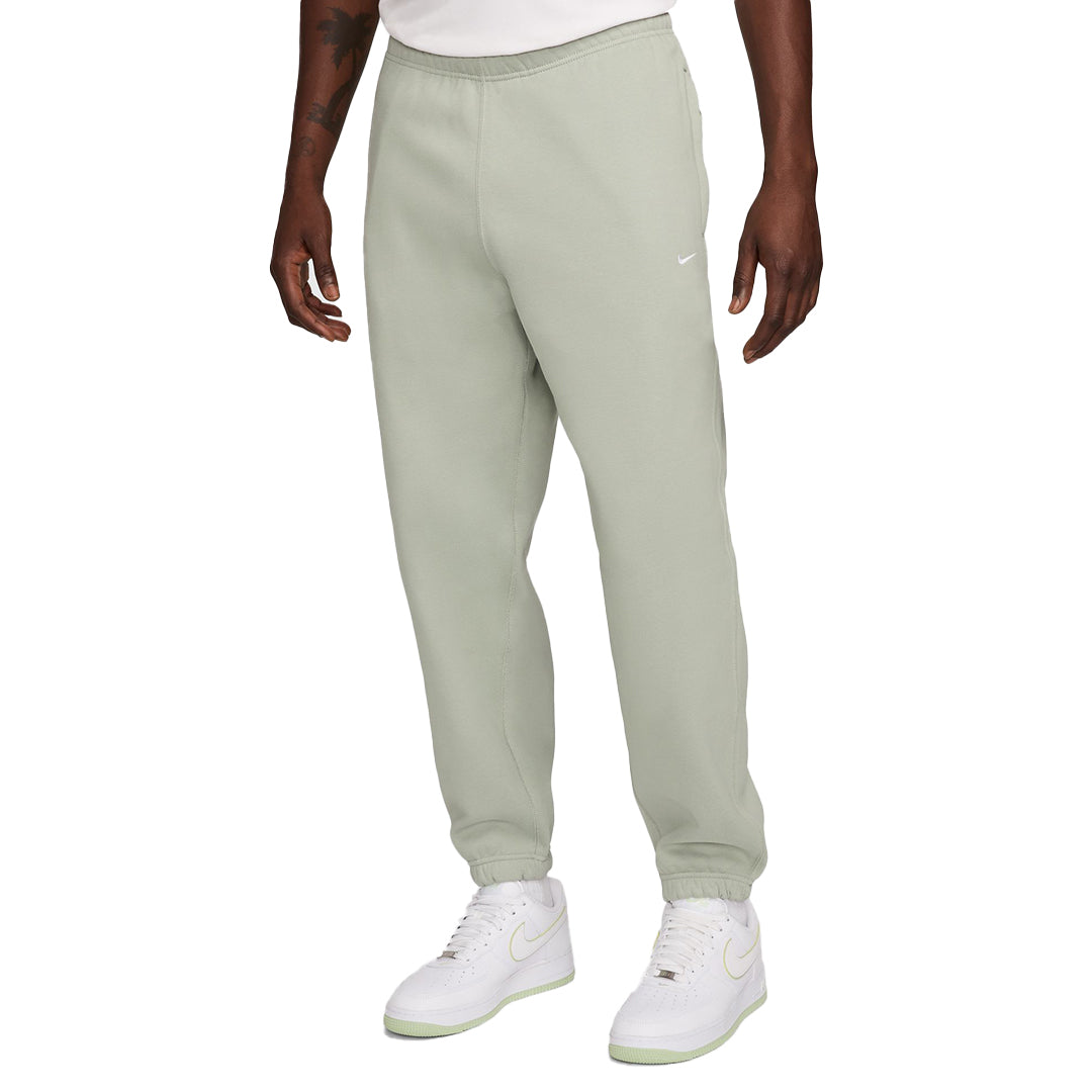 Solo Swoosh Fleece Pants for Women - Soft & Comfortable Lounge Pants in Jade Horizon - Perfect for Yoga, Relaxing at Home, and Casual Wear