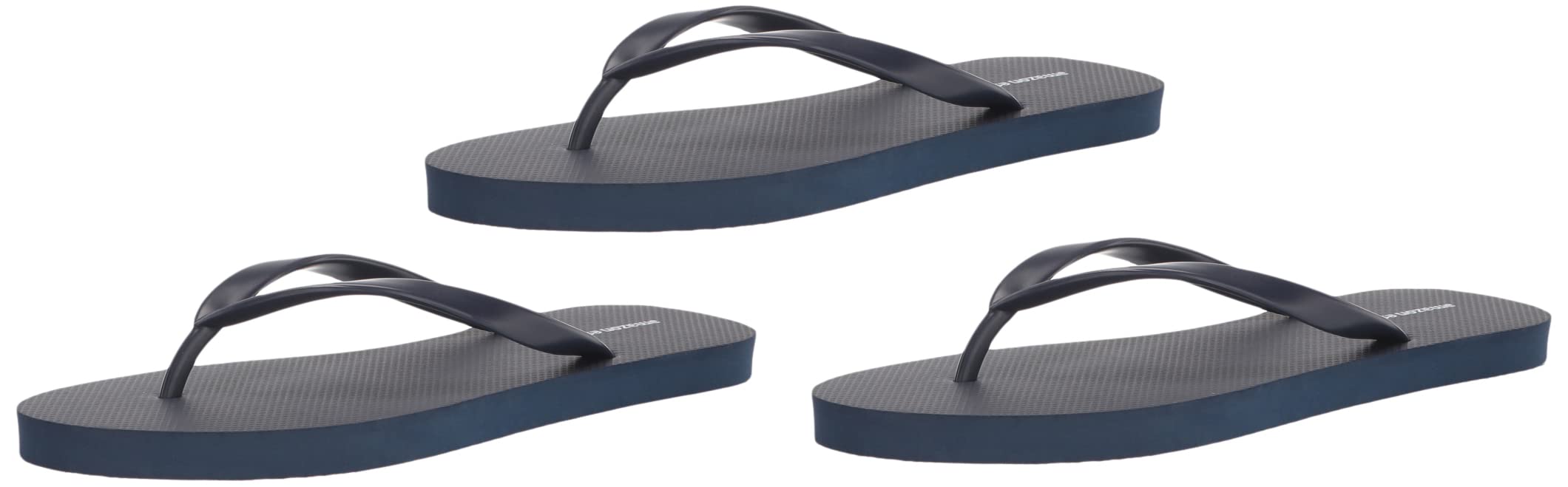 Amazon Essentials Women's Flip Flops - 3 Pack Comfortable Sandals for Beach, Pool & Summer Vacation | Lightweight & Durable Flip Flops for Women