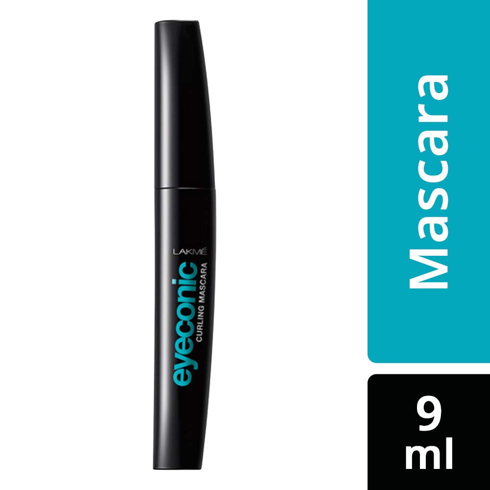 Lakmé Eyeconic Lash Curling Mascara - Black (9ml) & Lakmé Lip Love Chapstick with SPF 15 - Cherry (4.5g) | Volumizing Mascara for Long Lashes & Moisturizing Lip Balm for Soft Lips | Perfect for Daily Makeup & Sun Protection
