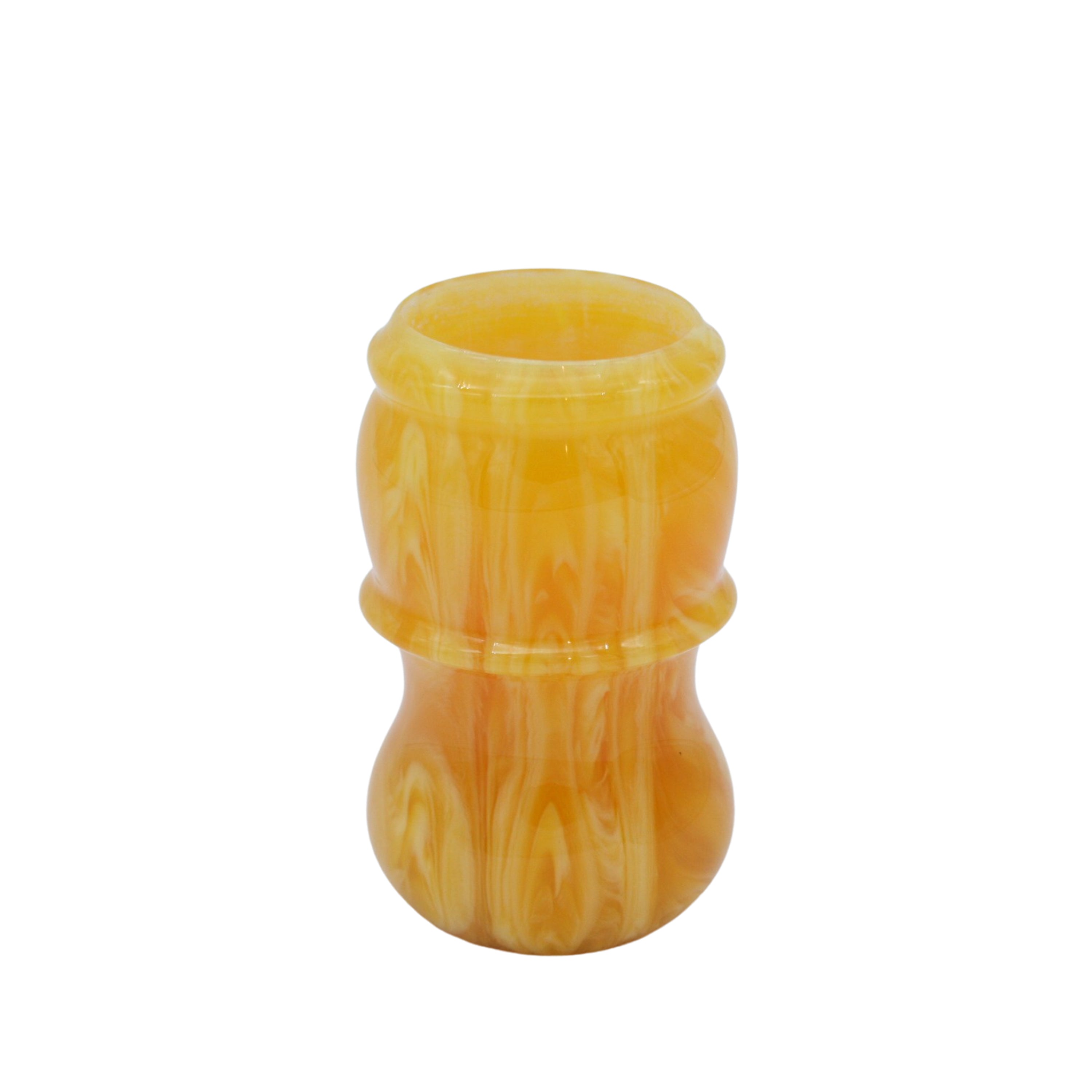 Premium Amber Handcrafted Shaving Brush Handle - Fits 24mm & 26mm Knots - Perfect for Wet Shaving & Grooming Gifts for Men