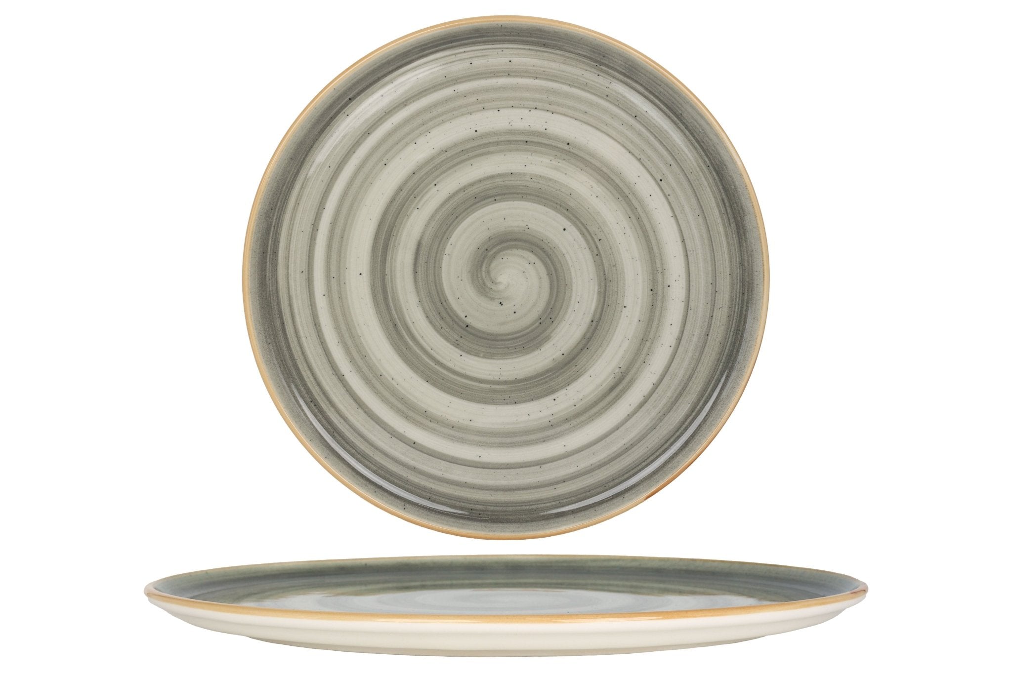 Aura Space 12.6 Inch Pizza Plate - Premium Ceramic Dinner Plate for Pizza, Pasta, and Appetizers - Perfect for Home, Restaurants, and Parties