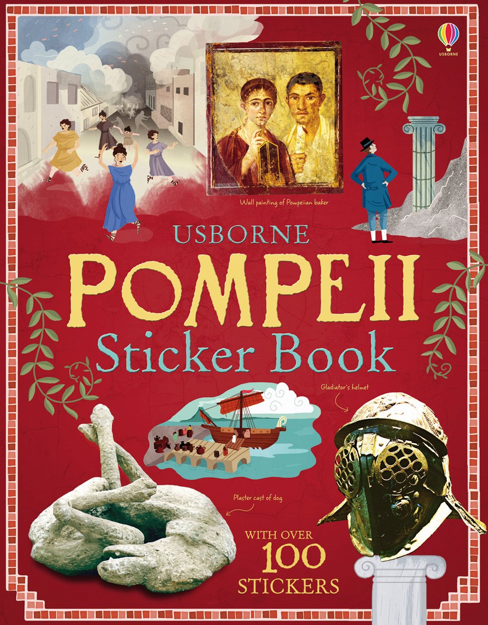 Pompeii Sticker Book for Kids - Ancient Rome History Activity Stickers - Creative Learning & Educational Fun - Perfect for School Projects, Travel & Scrapbooking