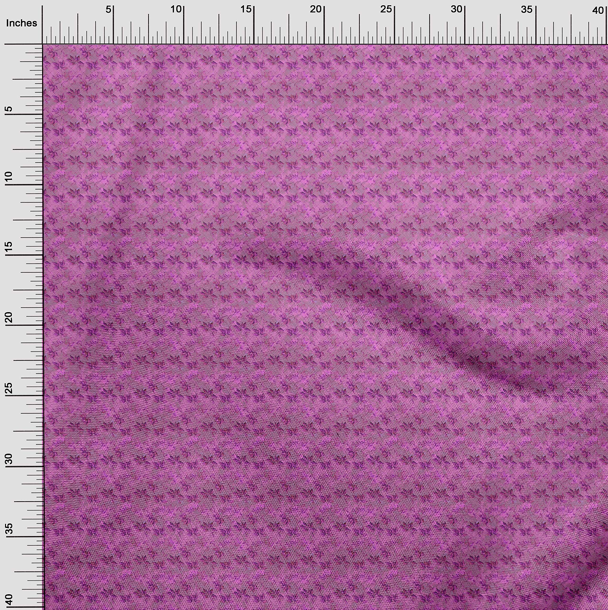 Premium 100% Cotton Cambric Persian Pink Batik Fabric by The Yard - 42 Inch Wide for Dresses, Skirts & DIY Crafts | Soft, Lightweight & Breathable Material