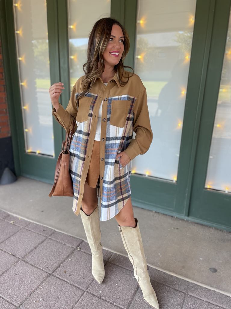 PREORDER: Durham Plaid Jacket for Men & Women - Classic Tartan Design in 2 Colors (Black/Red) | Perfect for Fall Fashion, Outdoor Activities & Office Wear