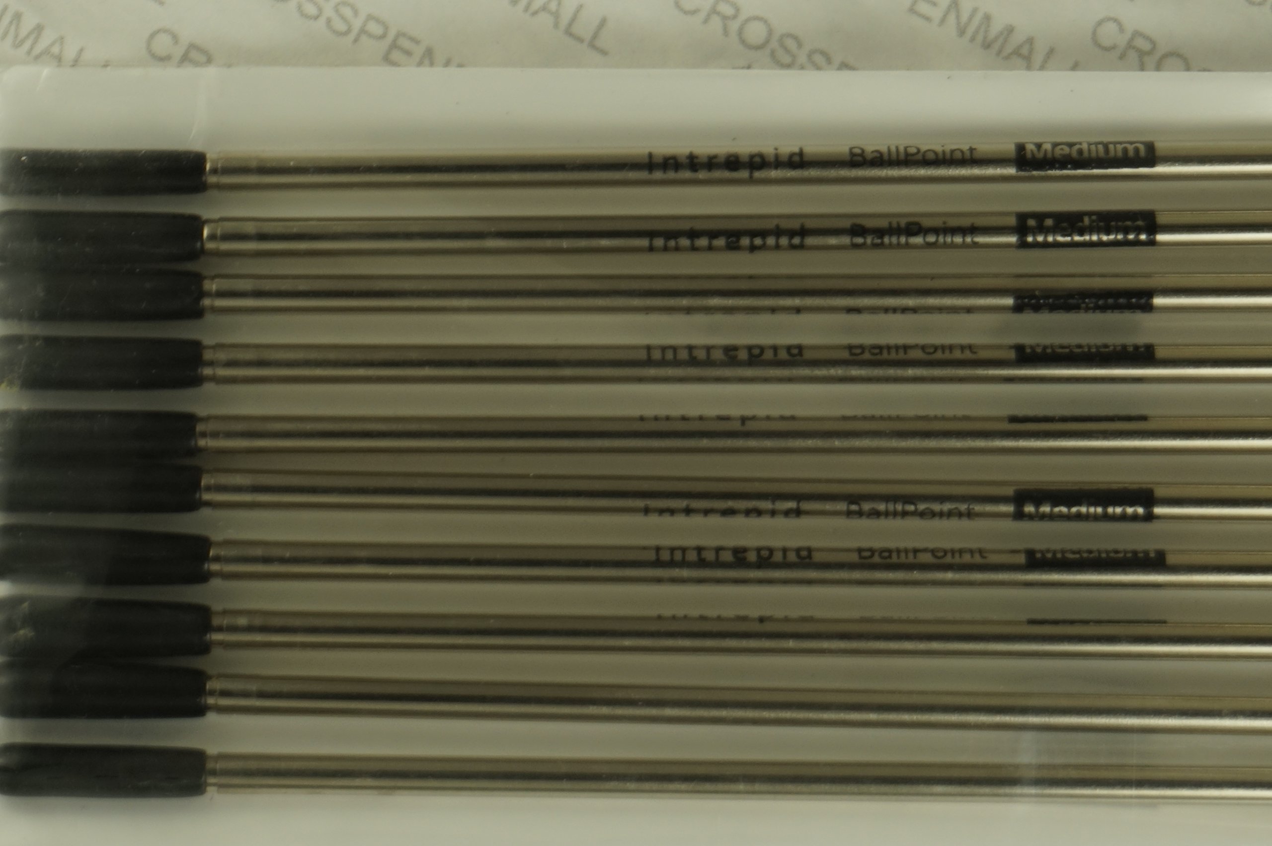 10 Pack Cross Ballpoint Pen Refills - Genuine Black Ink Medium Point for Smooth Writing | Bulk Packed | Ideal for Office, School & Business Use
