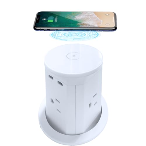 Four-Sided Wireless Charger White