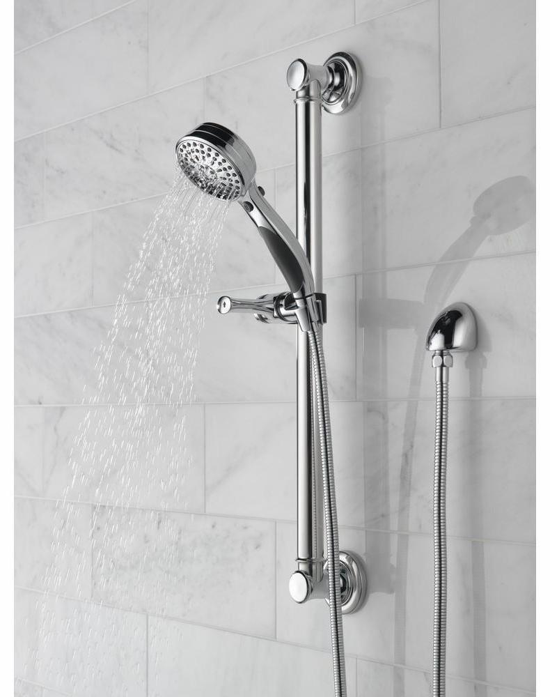 Delta ActivTouch 9-Setting Handheld Shower Head with Slide Bar - Chrome Finish 51900 | High Pressure Shower for Spa-Like Experience | Perfect for Bathroom Renovation & Relaxation