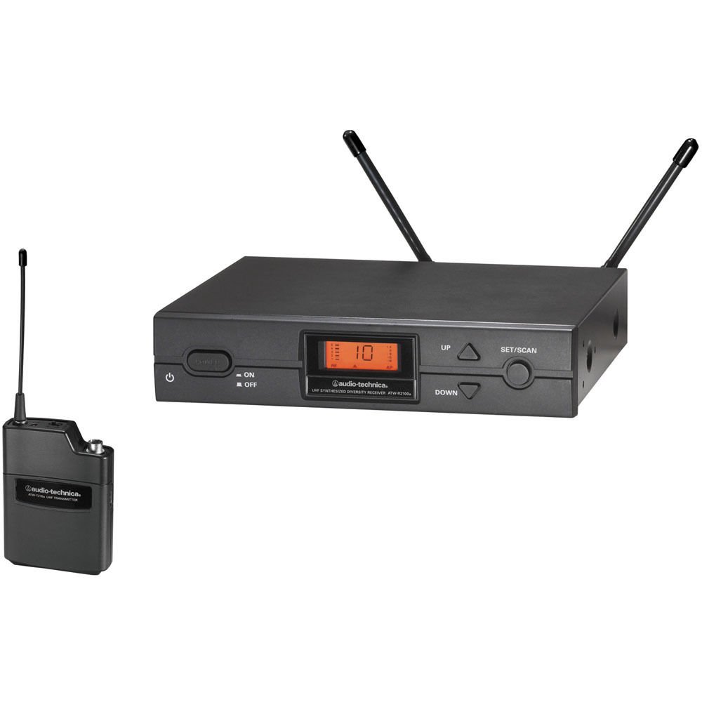 Audio-Technica ATW-2110AI 2000 Series Wireless Bodypack System - Professional Wireless Microphone Transmitter for Live Performances, Public Speaking & Broadcast Studios