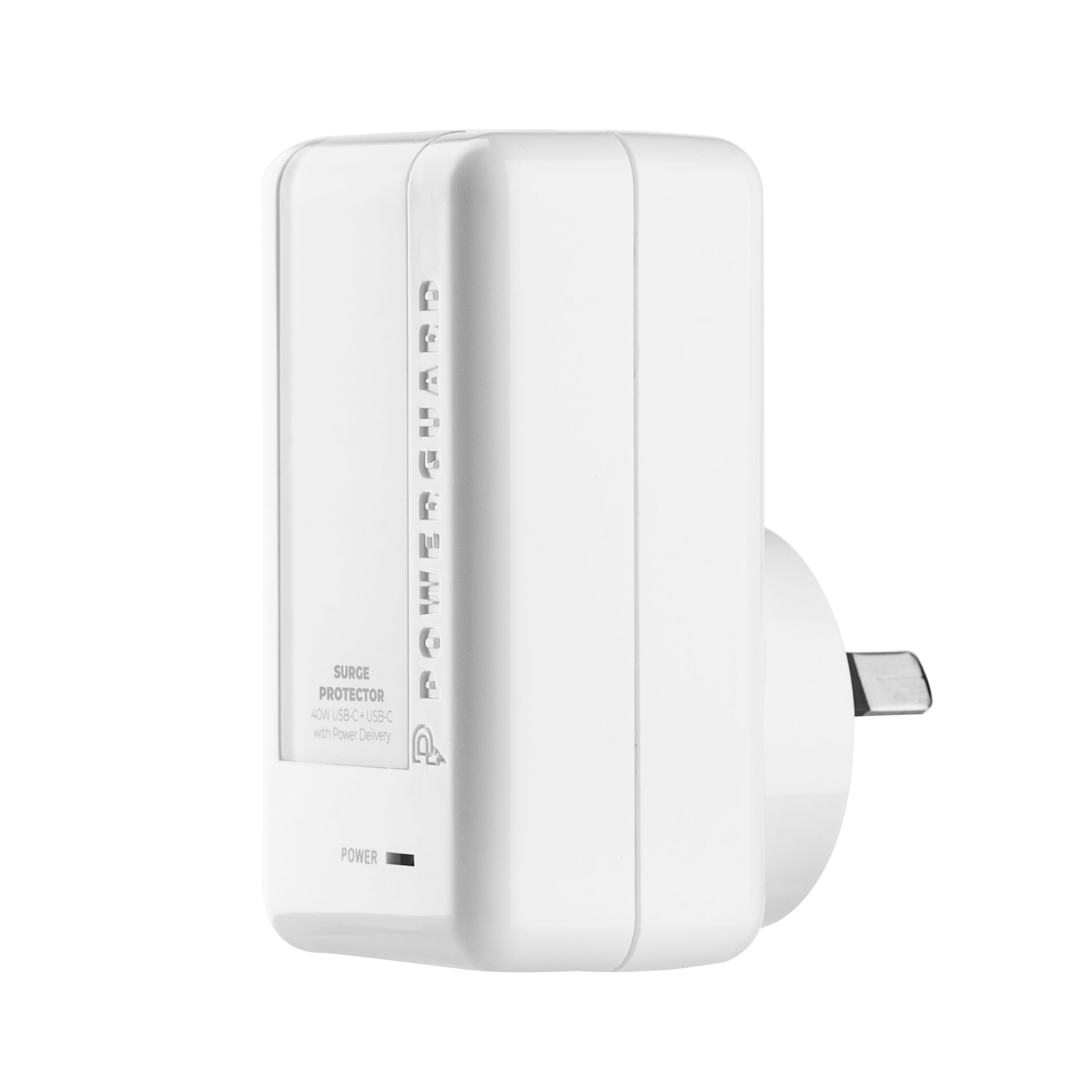 3sixT PowerGuard 40W USB C Surge Protector with Dual USB C Ports - Fast Charging for Laptops, Smartphones & Tablets - Perfect for Home, Office & Travel Use