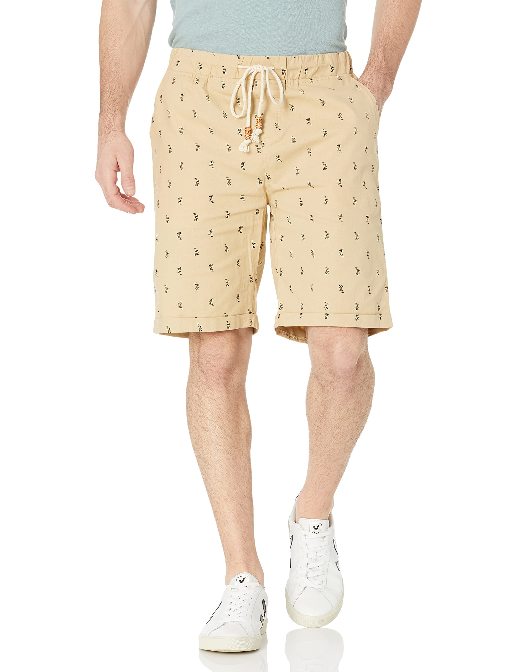 Amazon Essentials Men's Linen Shorts - Classic Fit Casual Summer Shorts for Men | Breathable Comfortable Linen Pants for Beach, Travel & Outdoor Activities