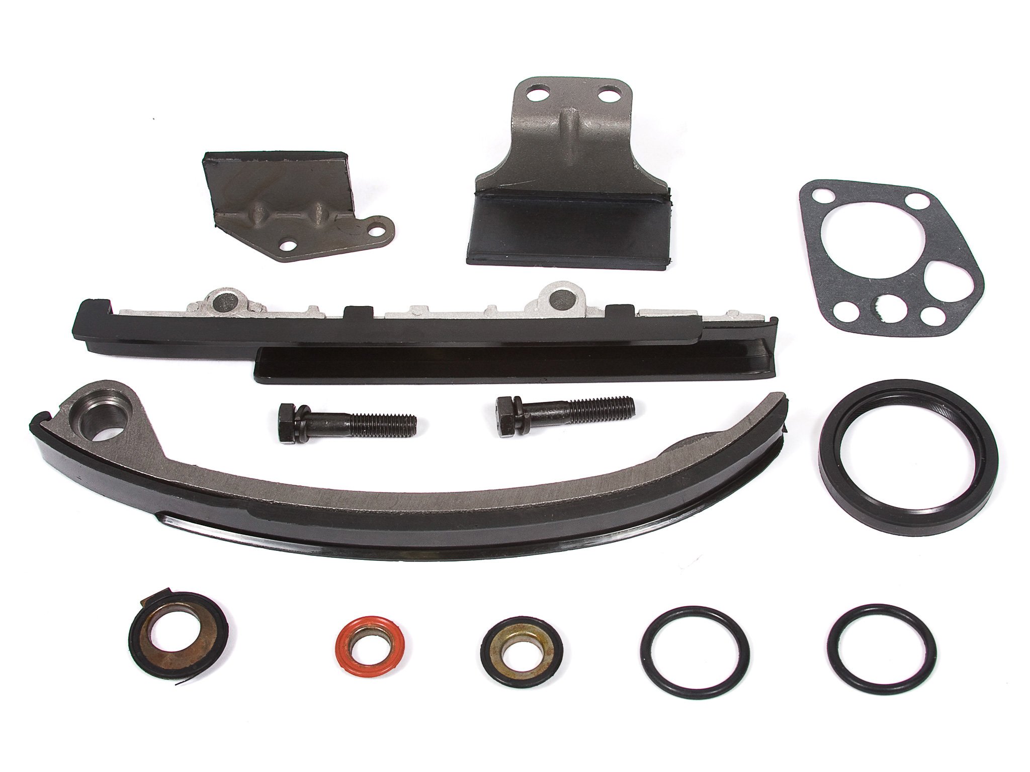 Nissan KA24DE DOHC Timing Chain Kit with Oil Pump - Compatible with Evergreen TK3015OP - High Performance Engine Repair for Nissan 240SX, Frontier, Xterra - Perfect for DIY Mechanics & Auto Shops