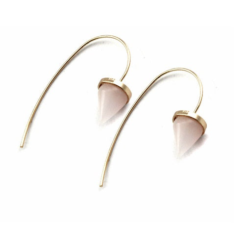 Pink Cone with French Hook - Perfect for Jewelry Making, DIY Crafts, and Earring Designs