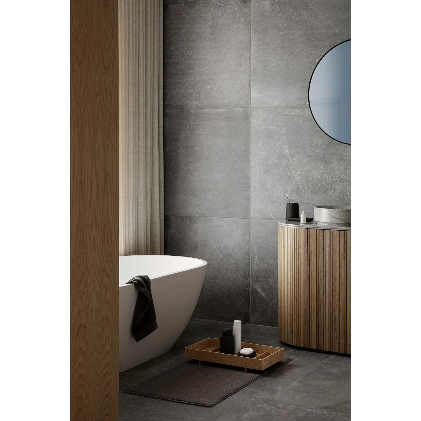 Blomus SONO Soap Dish - Modern Olive Tarmac Soap Holder for Bathroom, Kitchen Sink & Shower - Stylish Bath Accessory for Home Decor