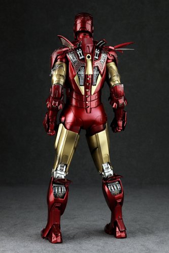 Hot Toys Iron Man 2 Mark VI Sideshow Exclusive 1/6 Scale Collectible Figure MMS 132 - Perfect for Marvel Fans, Display & Action Figure Collectors