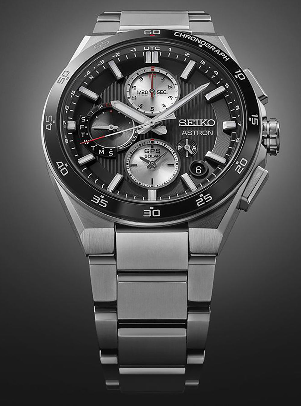 SEIKO ASTRON NEXTER GPS Solar Chronograph Watch - Night Black (SBXC151/SSH151) | Japan Made JDM | Perfect for Business, Travel & Luxury Collectors