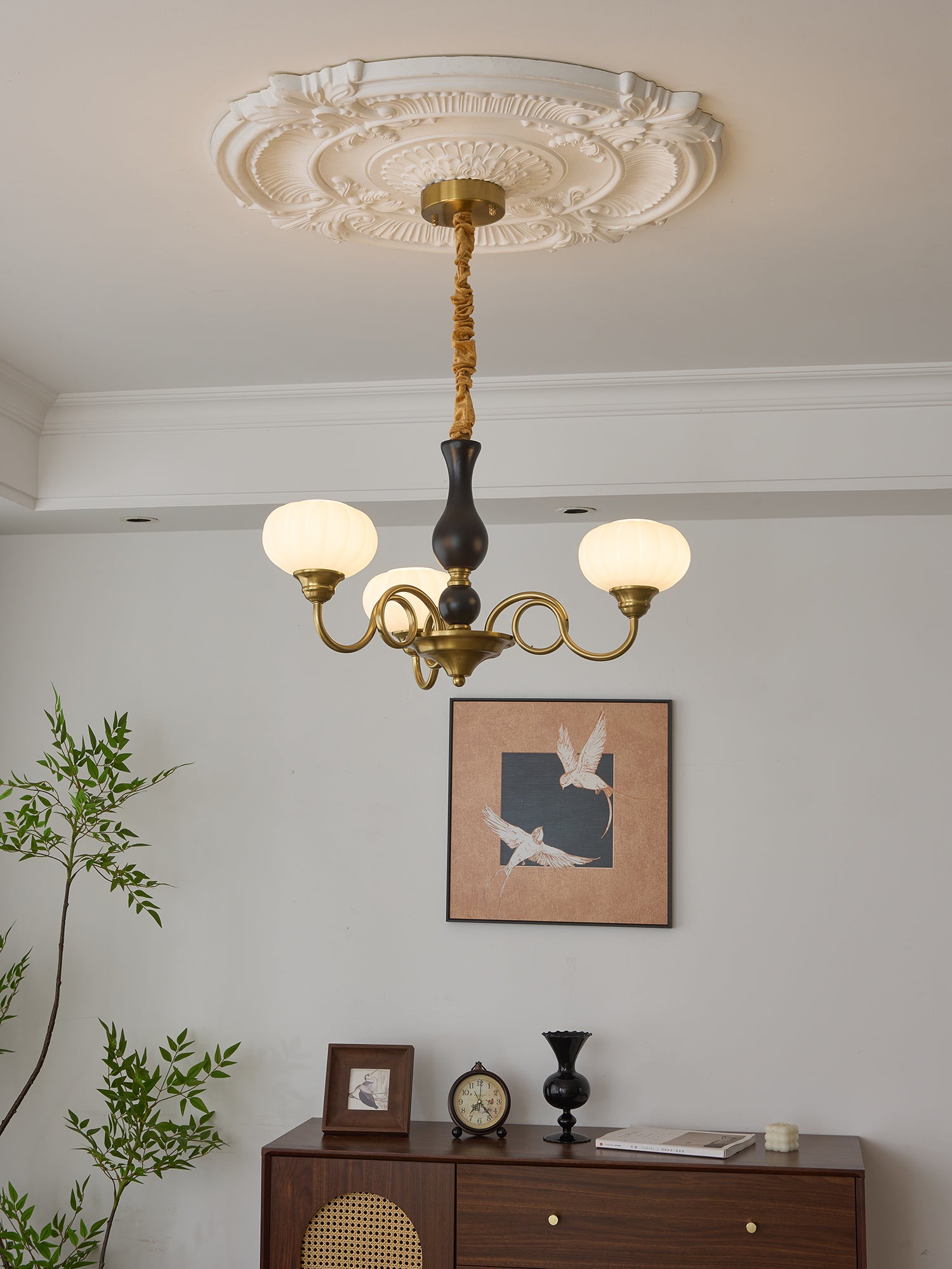 Elaris Crystal Chandelier - Modern Luxury Ceiling Light Fixture for Dining Room, Living Room & Bedroom | Elegant Home Decor Lighting for Weddings & Special Events