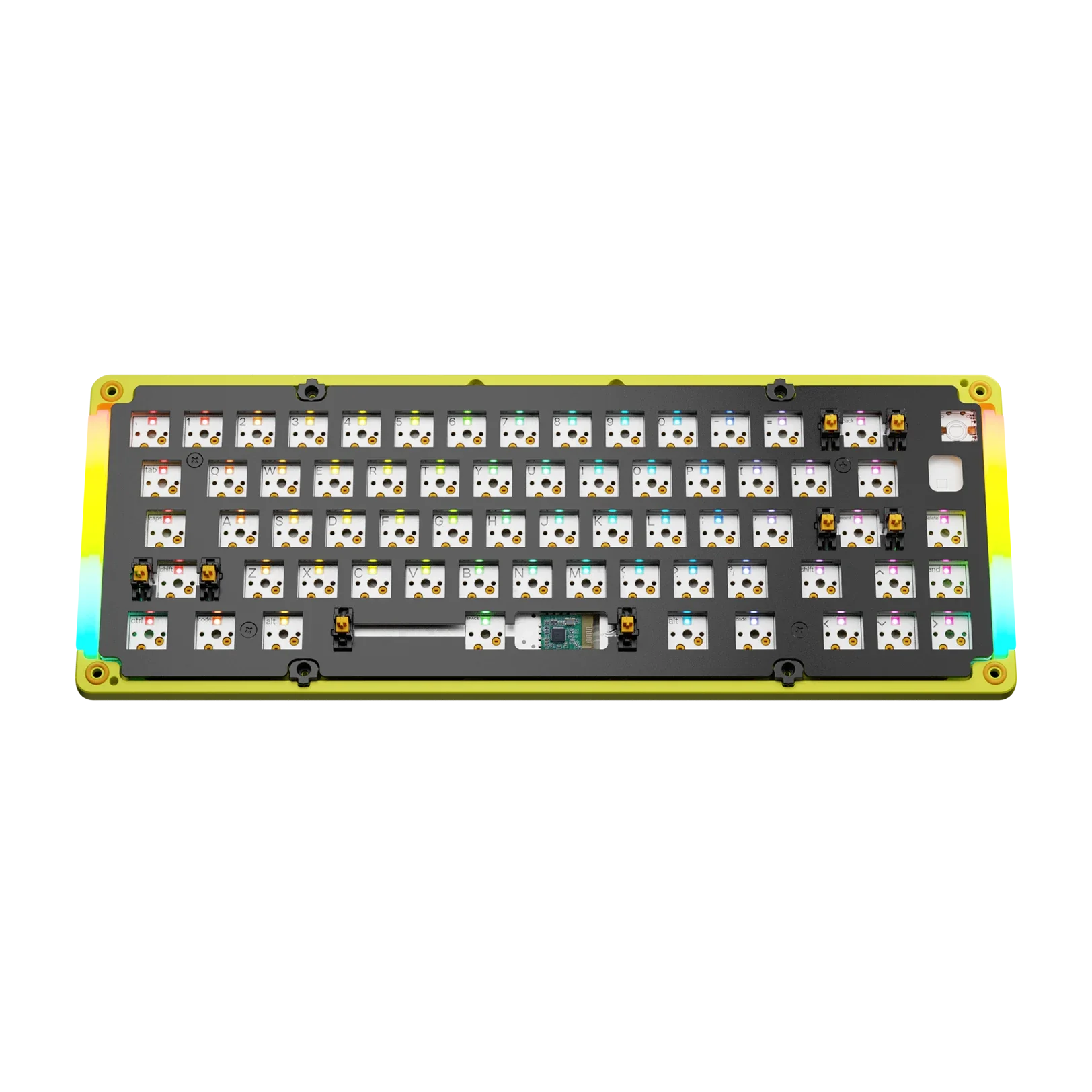 GMMK 3 Limited Edition Metal Bottom Case - Volt Lime 65% Mechanical Keyboard | Premium Gaming & Typing Experience for PC & Mac Users