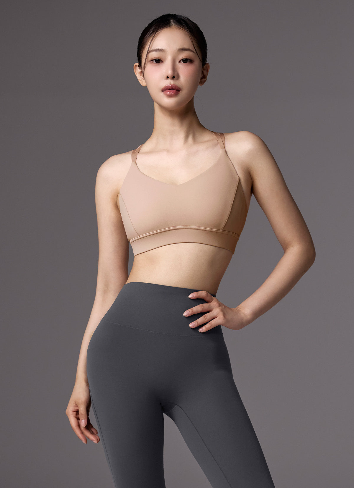 Black Label 360N 2-Way Adjustable Strap Sports Bra - Comfortable Support for Yoga, Running & Workouts
