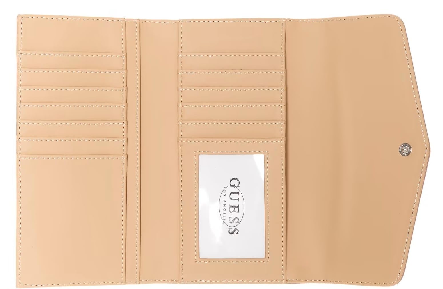 GUESS Factory Hartland Signature Print Slim Clutch Wallet for Women - Stylish RFID Blocking Card Holder & Phone Pocket - Perfect for Parties, Travel, and Everyday Use