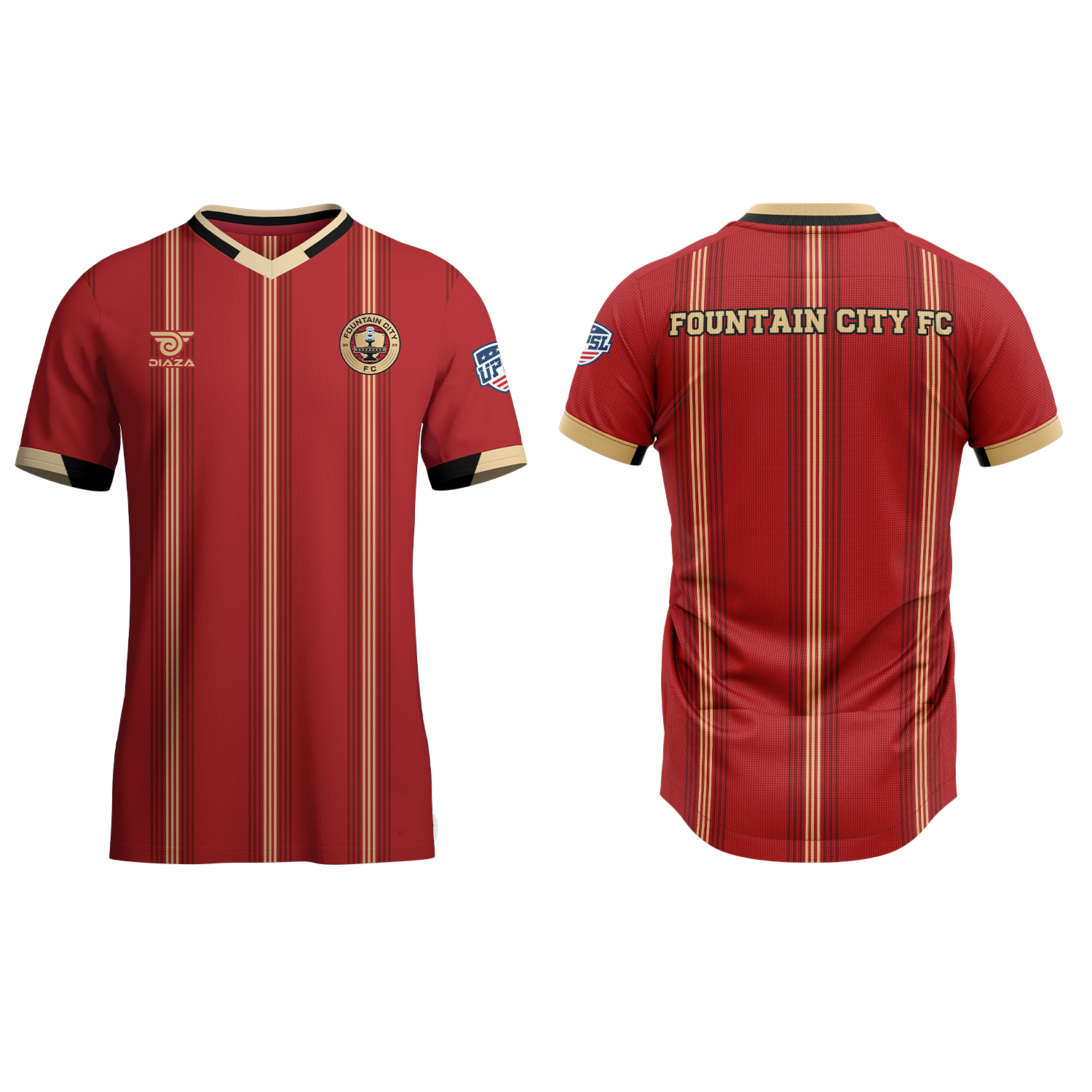 Fountain City Home Jersey - Authentic Football Soccer Jersey for Men & Women - Perfect for Games, Fan Events & Sports Enthusiasts