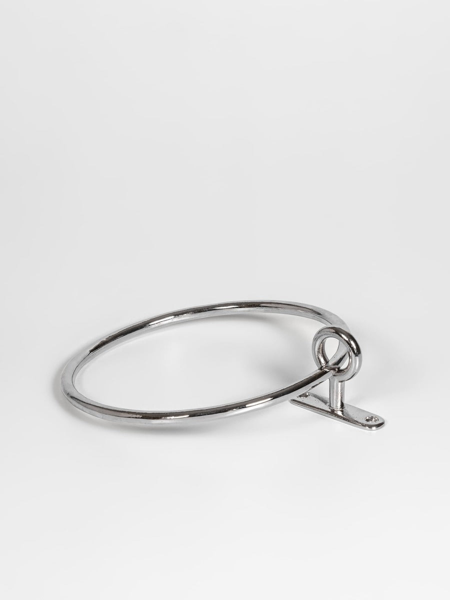 Premium Luxury Towel Hanger - Modern Chrome Bathroom Organizer for Spa, Hotel & Home Decor - Forme No.13