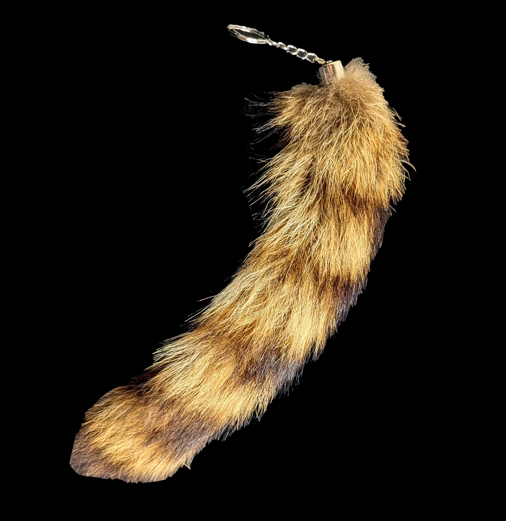 Stylish Raccoon Tail Keychain - Cute Animal-Themed Accessory for Backpacks, Keys & Gifts | Perfect for Cosplay, Rave & Festival Outfits