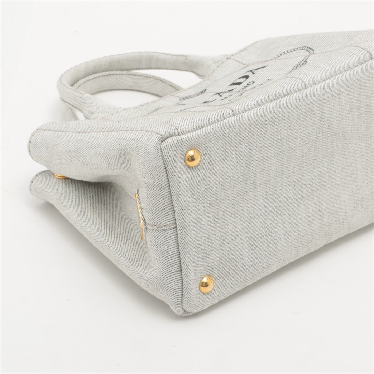 2-Way Denim Canvas Tote Bag for Women - Stylish Grey Crossbody & Shoulder Bag - Perfect for Work, Travel & Shopping