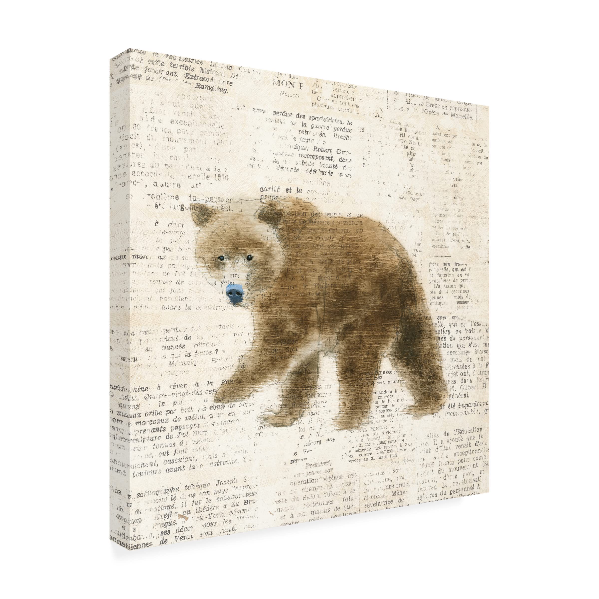 Emily Adams 'Into the Woods VI' Framed Canvas Art Print - Nature Landscape Wall Decor for Living Room, Bedroom & Office