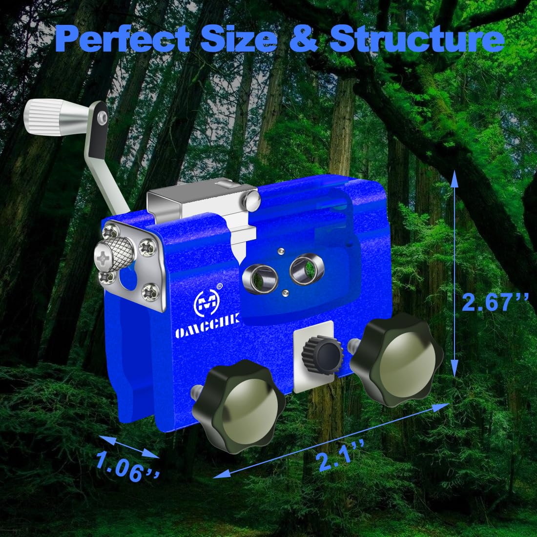 Portable Chainsaw Sharpener Kit with Gloves & Tools - for Garden & Lumber Work