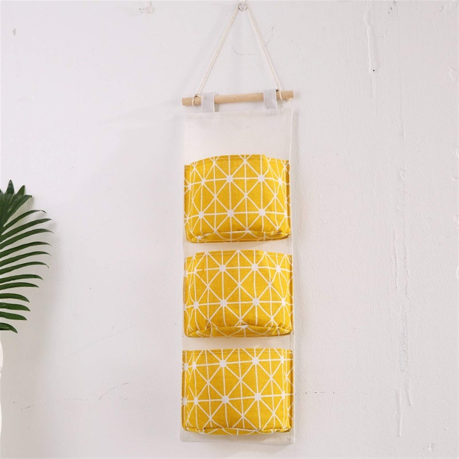 Flamingo Pattern Wall Mount Hanging Organizer - Multi-Purpose Storage Bag for Jewelry, Cosmetics, Toys & Sundries - Over The Door Closet Organizer for Bedroom, Bathroom & Kids Room