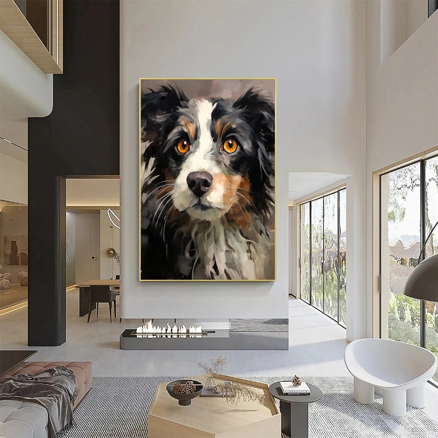 Animal Art Painting #AP128 - Handmade Wildlife Canvas Art for Home & Office Decor | Perfect for Living Room, Bedroom, and Gift Giving