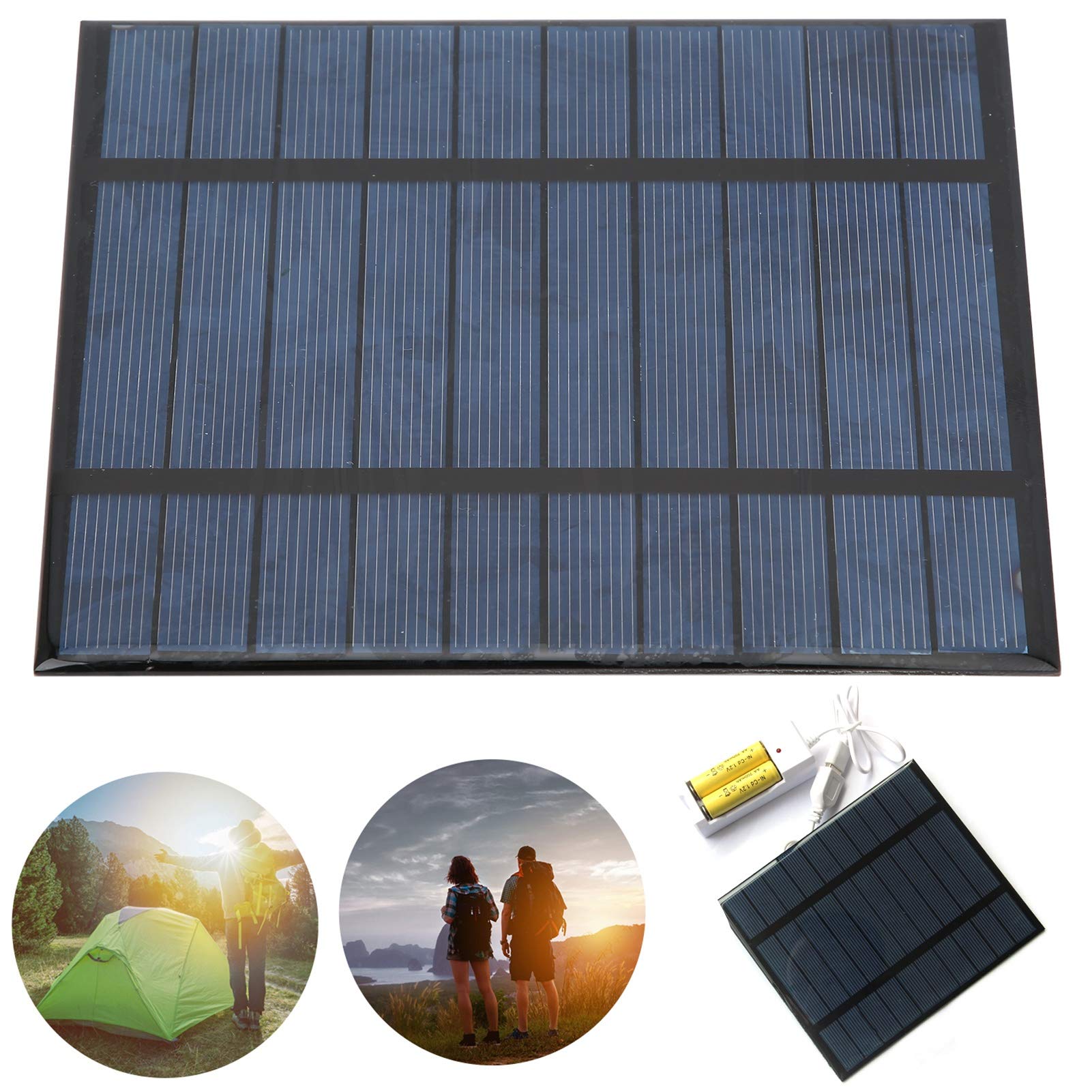 Yangsense Solar Power Bank - 20000mAh Portable Charger with High Efficiency Solar Panel, Waterproof External Battery Pack for Outdoor Camping, Hiking, Travel & Emergency Power Backup