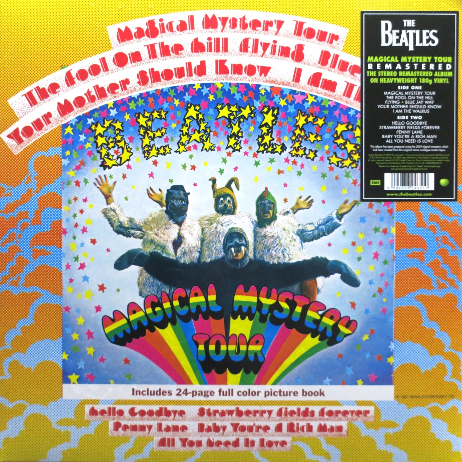 The Beatles 'Magical Mystery Tour' Remastered 180g Vinyl LP - Limited Edition Collectible Record for Audiophiles & Music Lovers - Perfect for Home Listening, Gifts & Vinyl Collections
