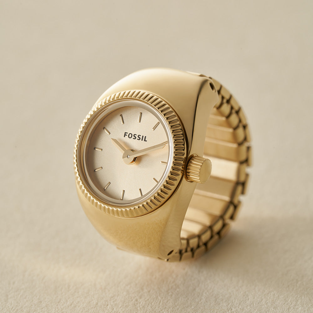Fossil ES5246 Stainless Steel Watch Ring - Elegant & Durable Jewelry for Women & Men | Perfect for Gifts, Weddings, and Everyday Wear