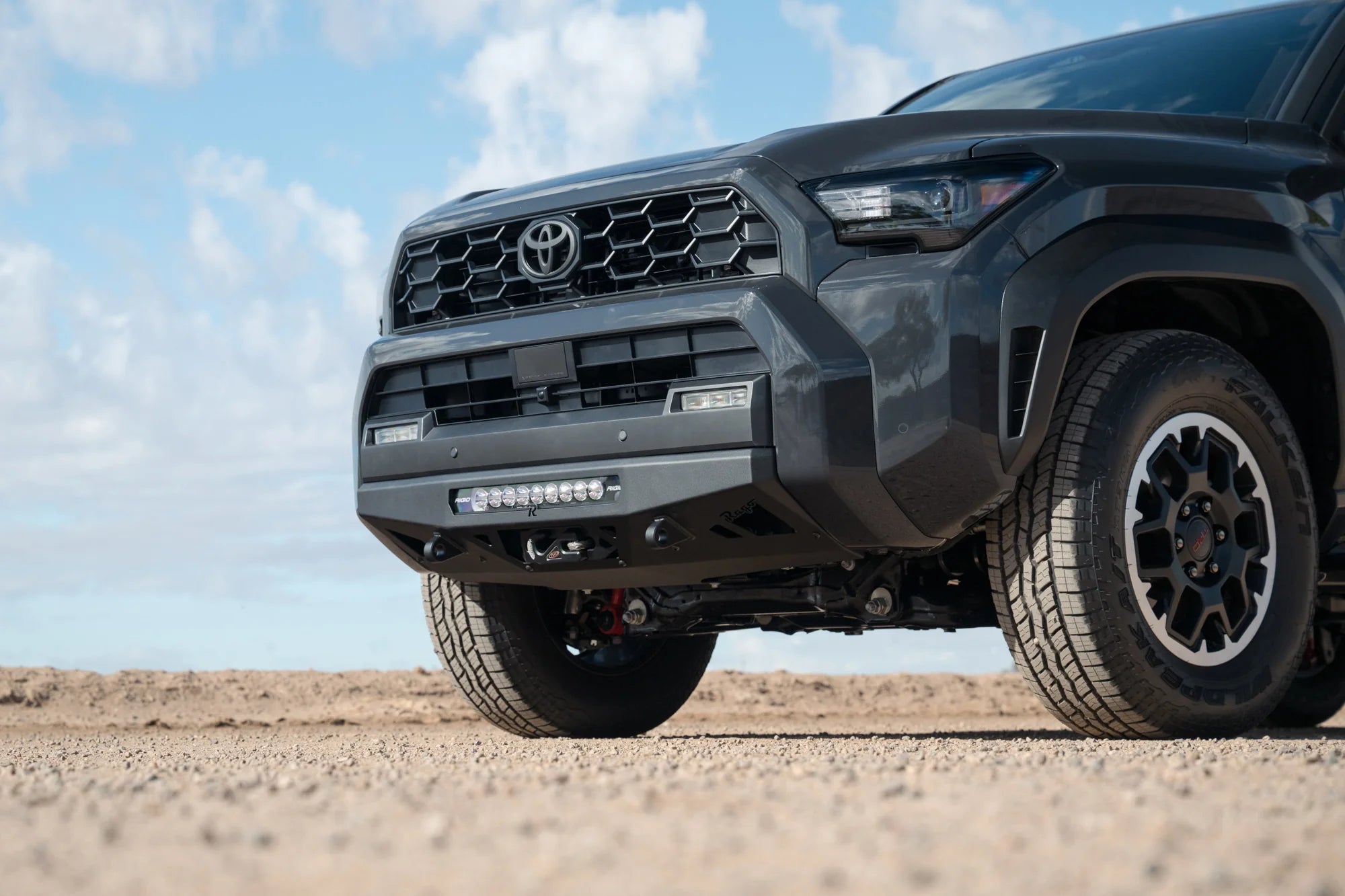 Rago Fabrication Heavy-Duty Center Mount Winch Front Bumper for 2025+ Toyota 4Runner | Off-Road Protection & Recovery | Perfect for Rock Crawling & Overlanding Adventures