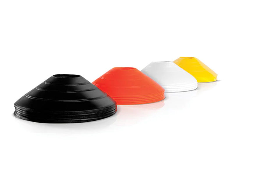 SKLZ Agility Training Cones - Set of 12 for Speed & Footwork Drills - Perfect for Soccer, Football, Basketball Practice & Fitness Workouts