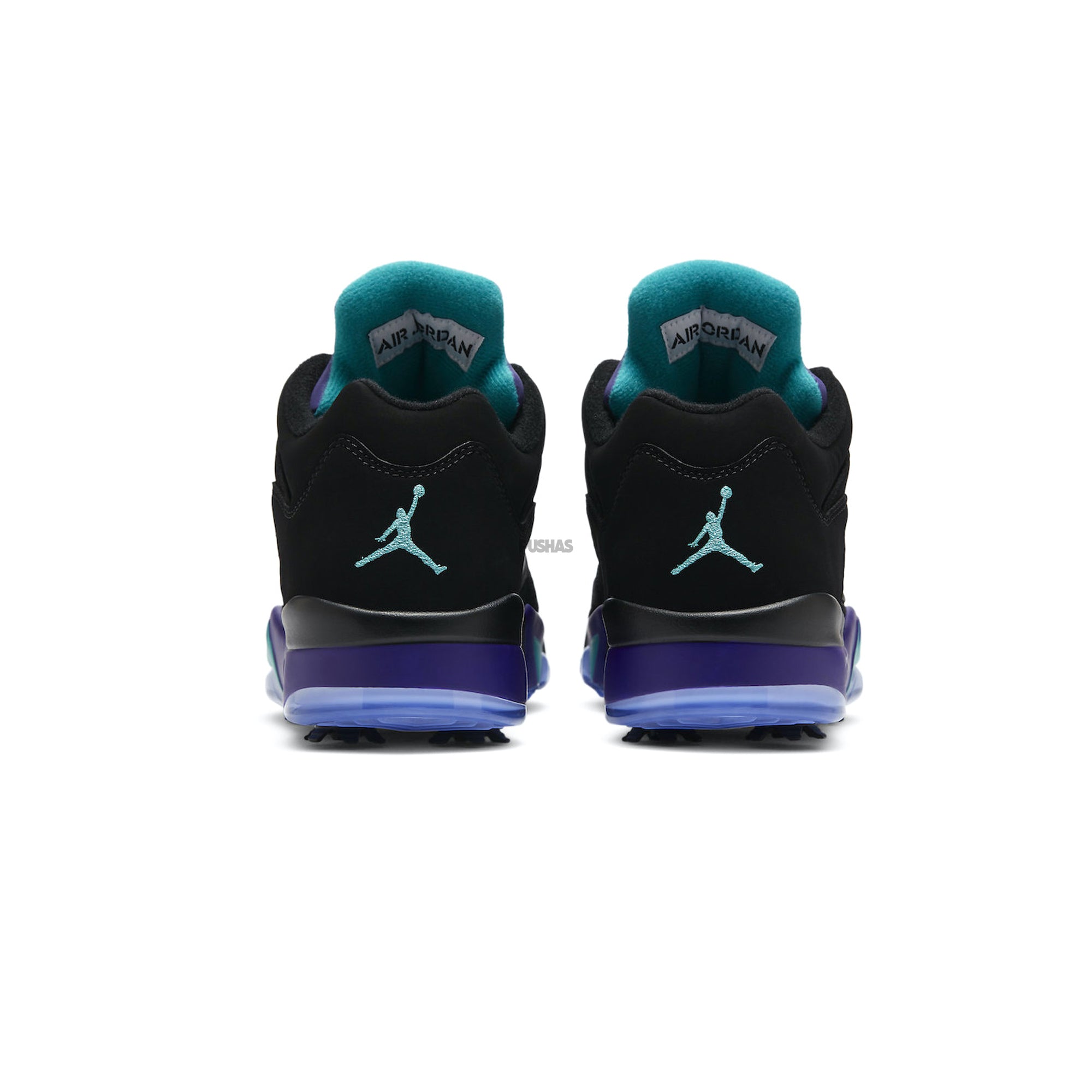 Air Jordan 5 Retro Low Golf Shoes 'Black Grape' (2020) - Men's Basketball-Inspired Golf Sneakers for Style & Performance on the Course