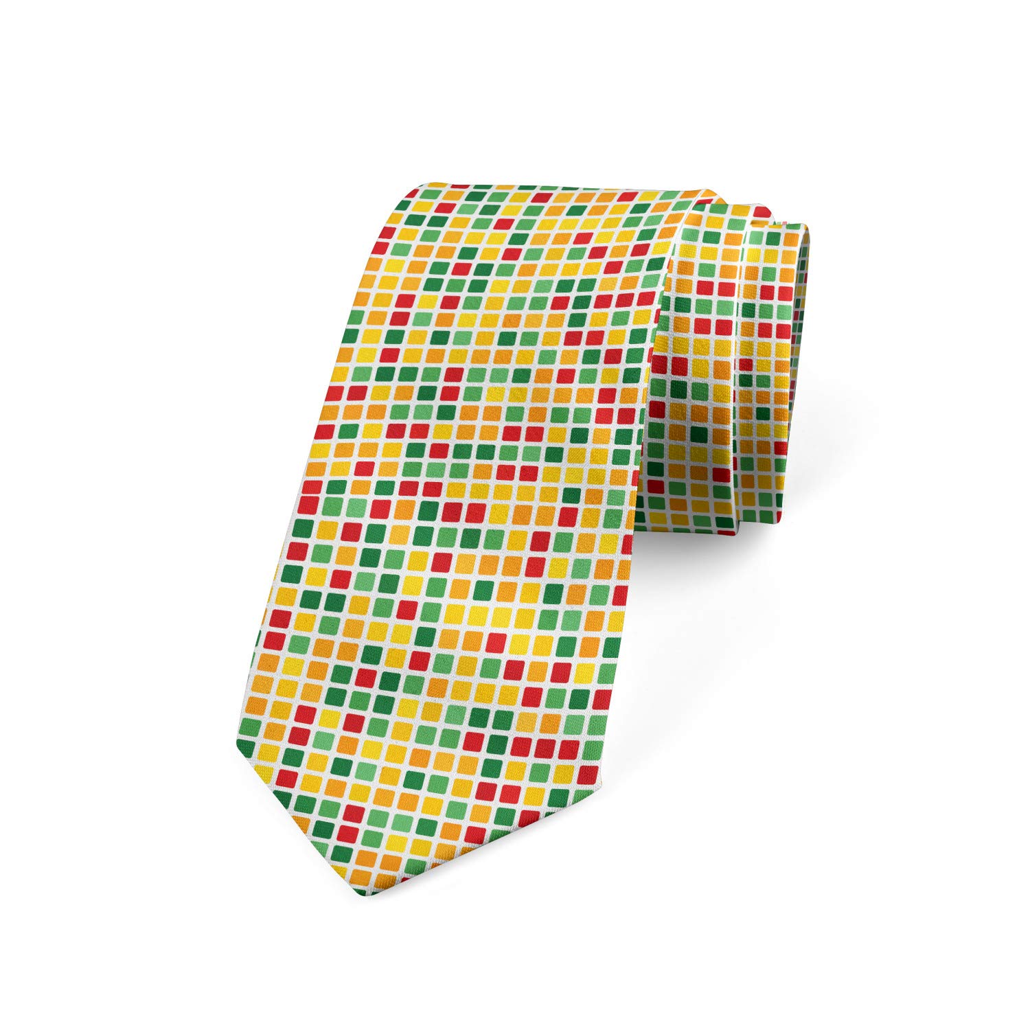 Ambesonne Men's Necktie - 3.7