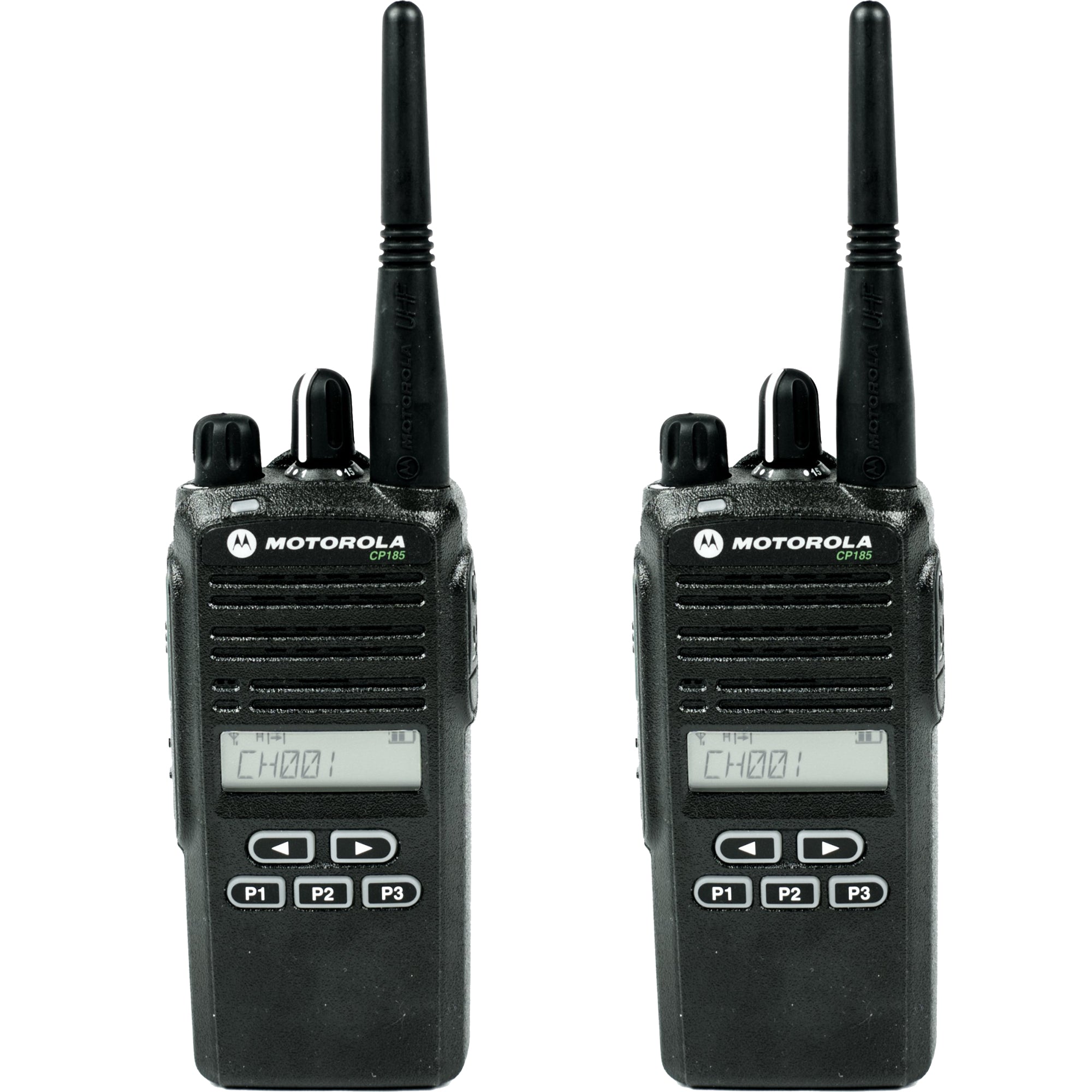 Motorola CP185 Two-Way Radio - Long Range Walkie Talkie for Outdoor Adventures, Construction & Emergency Communication