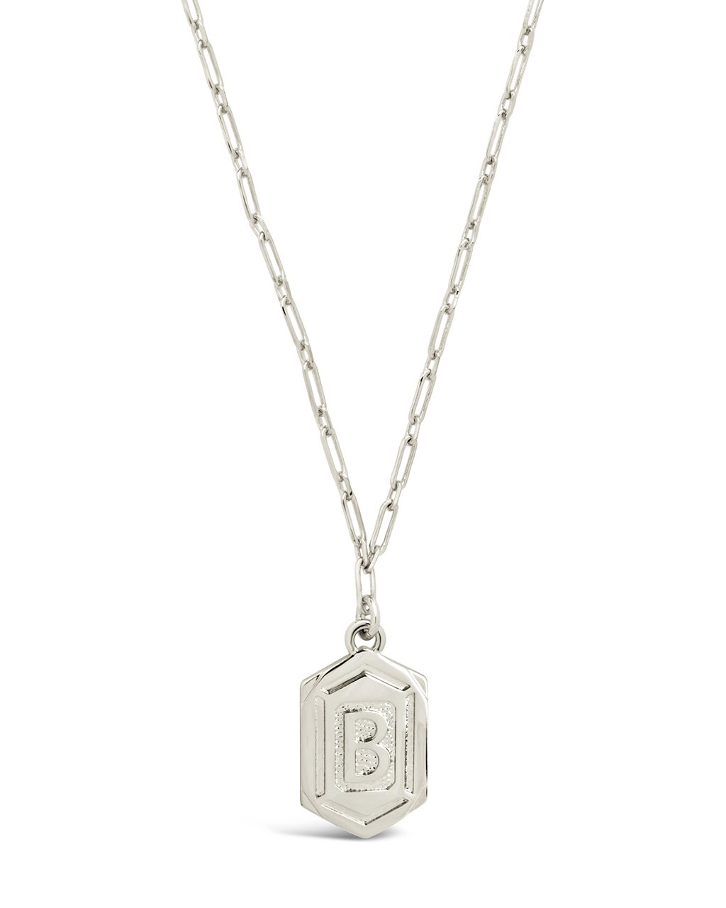 Hexagon Initial Pendant Necklace for Women - Personalized Name Letter Jewelry Gift for Her - Perfect for Birthday, Anniversary & Everyday Wear