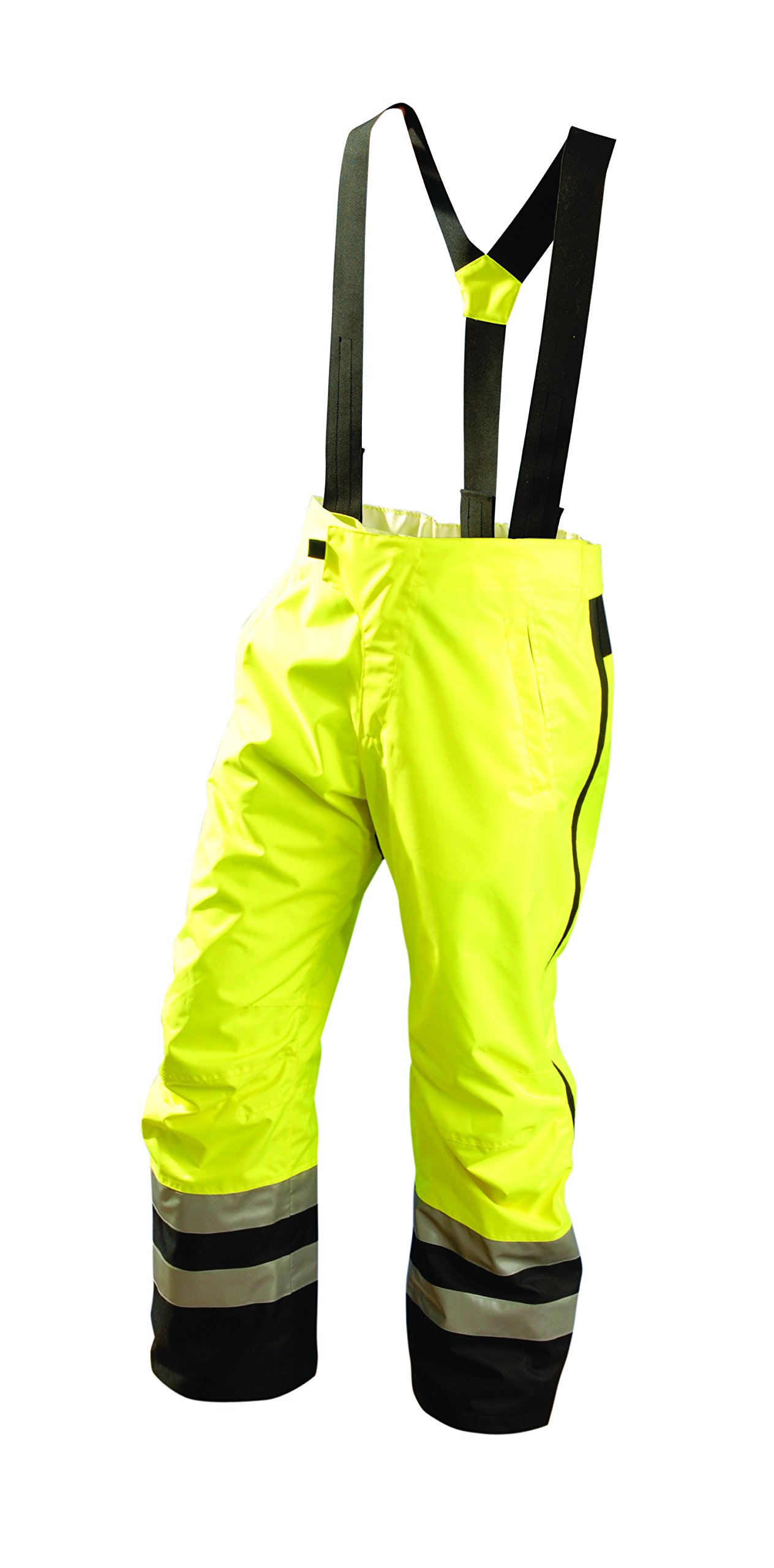 Breathable Class E Rain Pants for Men - Waterproof Work Pants for Outdoor, Construction & Emergency Use
