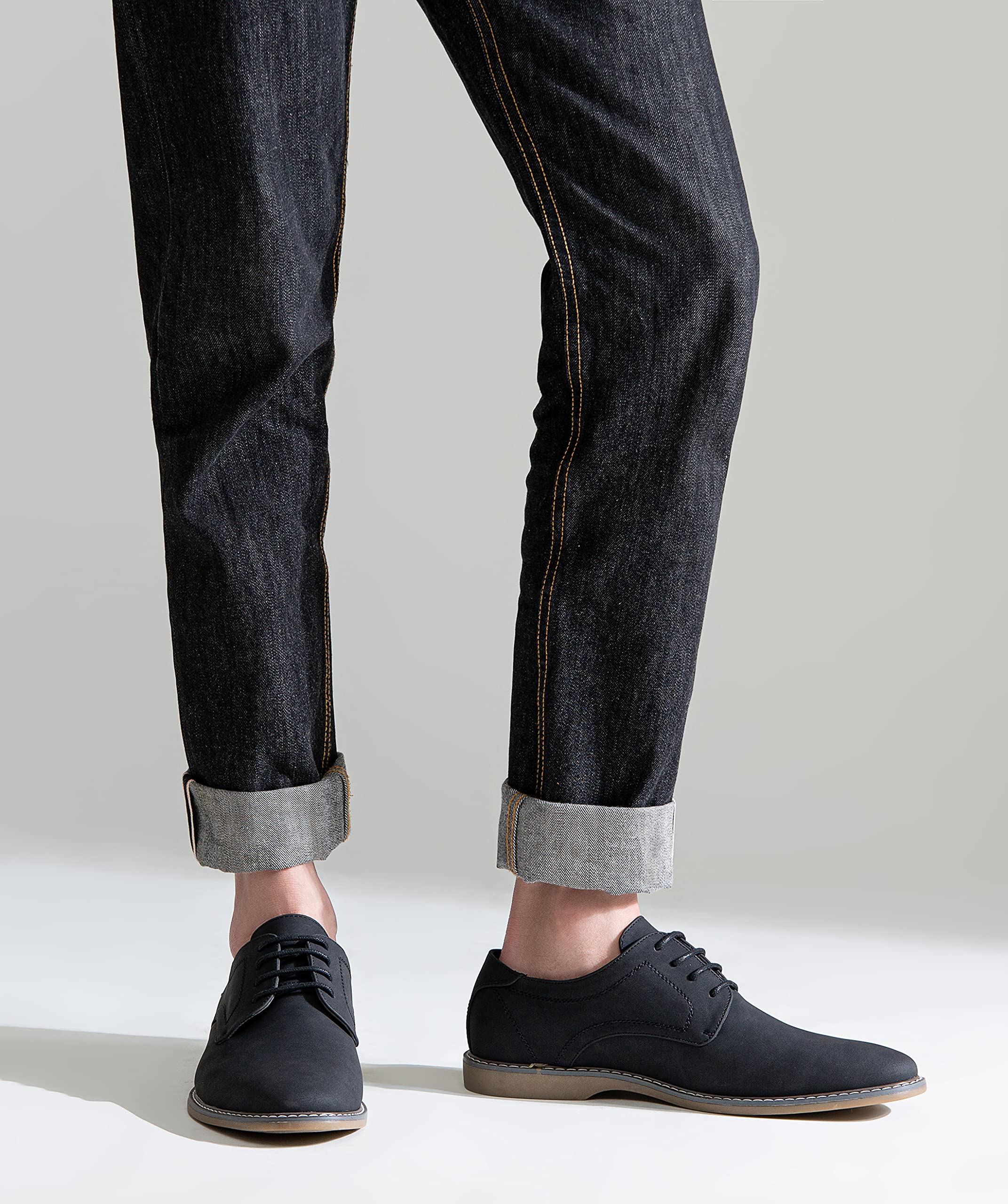Jousen Men's Retro Business Casual Dress Shoes - Classic Oxford Shoes for Formal & Office Wear - Perfect for Weddings, Business Meetings & Special Occasions