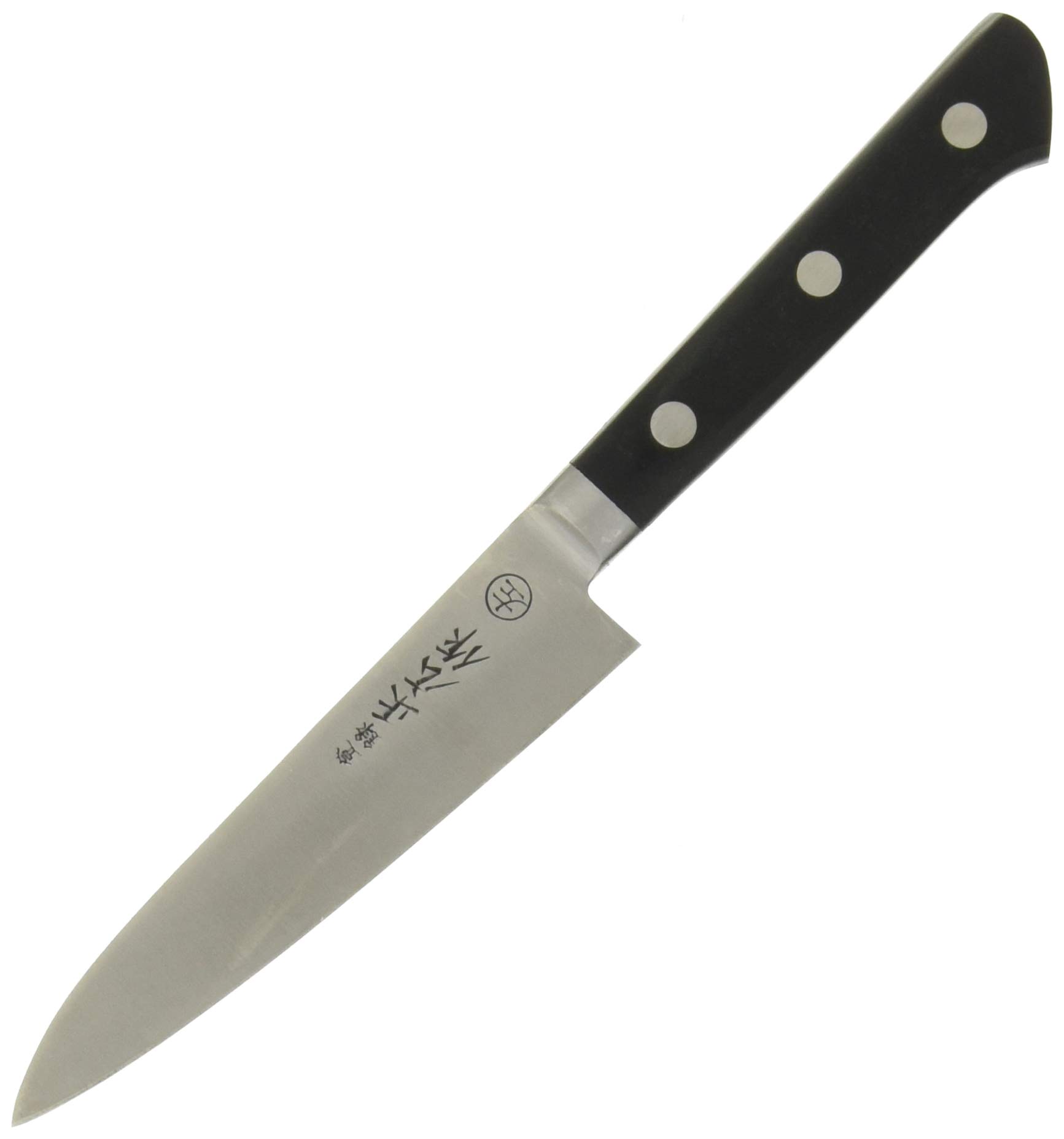 Masahiro 120mm Petty Knife - Left-Handed Kitchen Knife for Precision Cutting | Ideal for Slicing Fruits, Vegetables & Small Ingredients