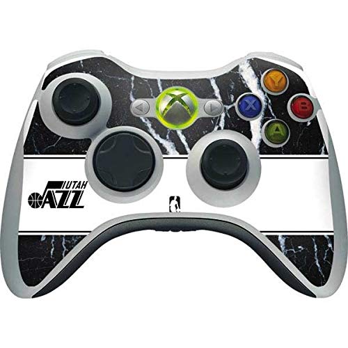 Officially Licensed NBA Utah Jazz Marble Gaming Skin Decal for Xbox 360 Wireless Controller - Durable Vinyl Protection for Gamers | Perfect for Gaming Tournaments, Home Play & Collector Displays